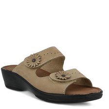 Incaltaminte Femei Flexus by Spring Step Faithful Wedge Sandal Beige