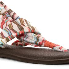 Sanuk Yoga Sling 2 Prints Ivory/Spiced Coral Mod Geo