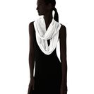 Accesorii Femei Steve Madden Mini Chevro Burnout Infinity White