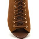 Incaltaminte Femei CheapChic Sunday Funday Faux Suede Booties Chestnut