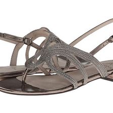 Incaltaminte Femei Adrianna Papell Minerva Gunmetal Metallic Rope