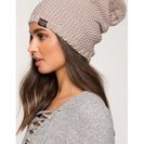 Accesorii Femei CheapChic Pom Pom Waffle Knit Beanie TaupeKhaki