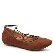 Incaltaminte Femei Lucky Brand Eaviee Ballet Flat Cognac Suede