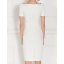 Incaltaminte Femei Nissa Rochie de zi RZ7752 Crem
