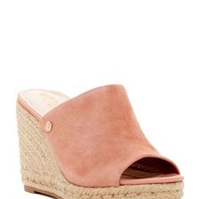 Incaltaminte Femei Sam Edelman Bonnie Wedge Sandal LT CORAL SUEDE