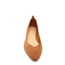 Incaltaminte Femei Forever21 Pointed Faux Suede Flats Camel
