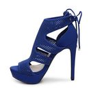 Incaltaminte Femei Qupid Avalon-66 Sandal Cobalt