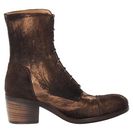 Incaltaminte Femei Frye Felicity Lace Up Bronze Metallic Haircalf