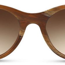Ralph Lauren Western Cat Eye Sunglasses Brown Horne