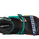 Incaltaminte Femei DSQUARED2 Flat Sandal Verde Nero Camoscio Nappa Vacchetta