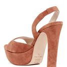 Incaltaminte Femei Donald J Pliner Tes Peep Toe Platform Pump BROWN