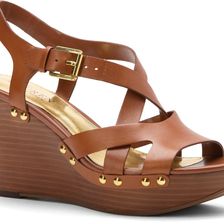 Ralph Lauren Quanda Polo Tan Burnished Vacchetta