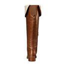 Incaltaminte Femei Michael Kors Whitaker Tall Boot Dark Caramel Distressed VachettaFaux Shearling