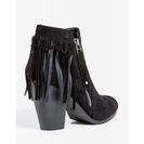 Incaltaminte Femei CheapChic Gail-26 Fringe It Up Bootie Black