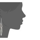 Bijuterii Femei Rebecca Minkoff Leaf Chandelier Earrings Imitation RhodiumBlack Diamond