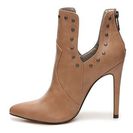 Incaltaminte Femei Michael Antonio Loops Western Bootie Tan