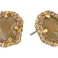 Bijuterii Femei Vince Camuto Femme Rock Stud Earrings Worn GoldMilky GreyLight Peach Pave