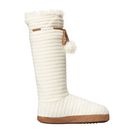 Incaltaminte Femei MUK LUKS Slipper Boot w Poms Ivory