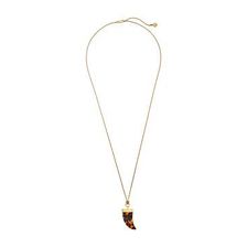 Bijuterii Femei Michael Kors Color Block Tusk Pendant Necklace GoldBlack