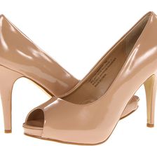 rsvp Spencer Peep Toe Pump Nude Patent