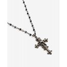 Bijuterii Femei CheapChic Black Out Cross Pendant Short Necklace Black