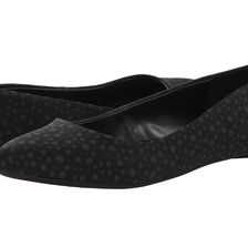 Dr. Scholl's Really Black Multi Polka Dot Fabric
