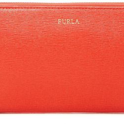 Furla Classic XL Zip-Around Leather Wallet ARANCIO A