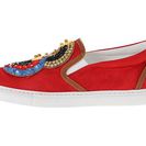 Incaltaminte Femei DSQUARED2 Embroidered Slip-on Sneaker Rosso