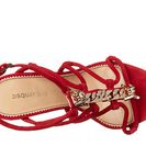 Incaltaminte Femei DSQUARED2 Sandal Rosso Camoscio