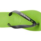 Incaltaminte Femei Havaianas Brasil Logo Unisex Flip Flops Lime GreenGrey