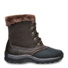 Incaltaminte Femei Propet Blizzard Mid Lace II Duck Boot Brown LeatherNylon