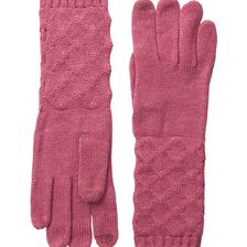 Accesorii Femei Echo Design mSoft Pointelle Touch Gloves Winter Rose Heather
