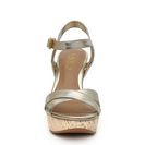 Incaltaminte Femei LAUREN Ralph Lauren Quinby Wedge Sandal Gold