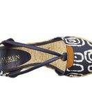 Incaltaminte Femei LAUREN Ralph Lauren Cala Modern NavyWhite Batik Tribal Cotton