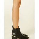 Incaltaminte Femei Forever21 Metal-Trim Booties Black