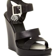 Incaltaminte Femei Vince Camuto Gestina Ankle Strap Wedge Sandal BLACK 02