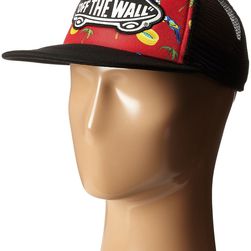 Vans Beach Girl Trucker Hat Racing Red