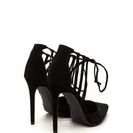 Incaltaminte Femei CheapChic Top Of The List Pointy Strappy Heels Black