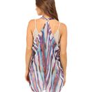 Accesorii Femei Calvin Klein Desert Stripe Convertible Scarf Vest Vivid