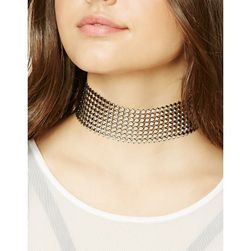 Bijuterii Femei Forever21 Studded Choker Silverblack