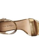 Incaltaminte Femei Via Spiga Tiara Gold Metallic Lizard Print