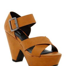 Incaltaminte Femei Michael Antonio Geonson Platform Sandal Whiskey