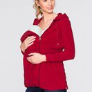 Jachetă din fleece pentru gravide, cu inserţie pentru bebe 