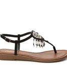 Incaltaminte Femei CARLOS by Carlos Santana Tonalea Wedge Sandal Black