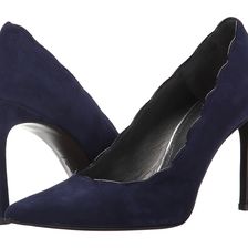 Stuart Weitzman Scallopfine Nice Blue Suede