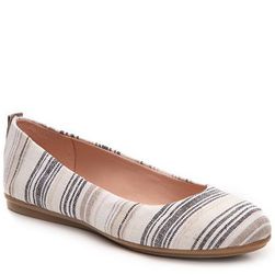 Incaltaminte Femei Easy Spirit Getcity Striped Flat TanWhite