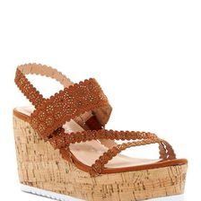 Incaltaminte Femei Athena Alexander Juni Embellished Strap Wedge BROWN