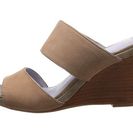 Incaltaminte Femei Johnston Murphy Nisha Slide Latte Kid SuedeGold Italian Soft Metallic Suede