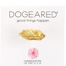 Dogeared 14K Gold Plated Sterling Silver Nugget Ring - Size 7 GOLD