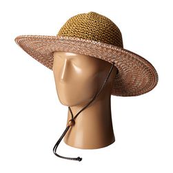 Accesorii Femei San Diego Hat Company UBL6483 4 Inch Brim Sun Hat with Adjustable Chin Cord Rust